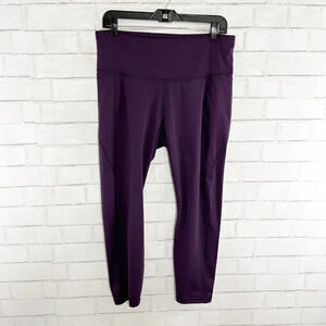 All in Motion - Target Purple Athletic Leggings with Hip Pockets Women's Size XL